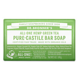 DR. BRONNER’S All-One Green Tea Bar Soap