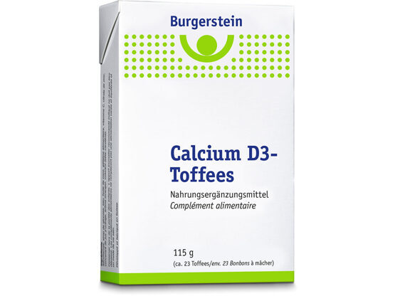BURGERSTEIN Calcium D3-Toffees
