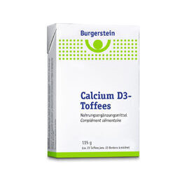 BURGERSTEIN Calcium D3-Toffees