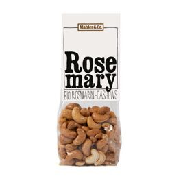 MAHLER & CO. Bio Cashews Rosmarin, geröstet & gesalzen
