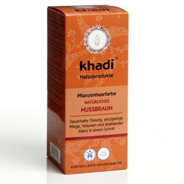 KHADI Planzenhaarfarbe natürliches Nußbraun
