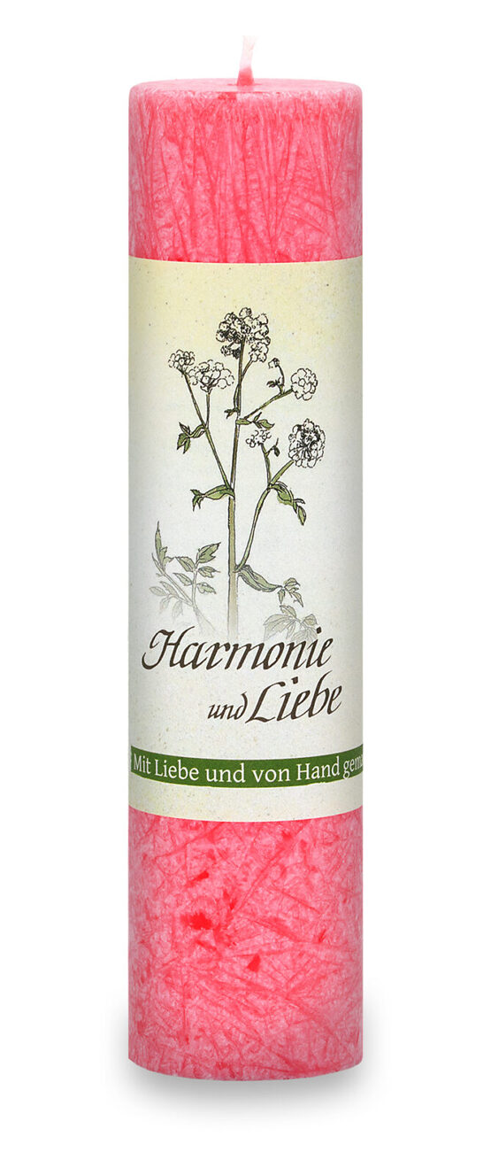 ALLGÄUER HEILKRÄUTER-KERZE Harmonie und Liebe