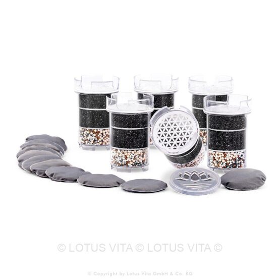 LOTUS Jahrespaket Ersatzfilter inkl. 12x Kalkfilter-Pad
